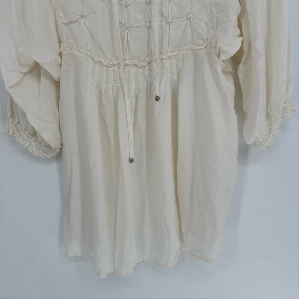 Nine West Vintage America Jean Ivory Boho‎ Keena Dress Womens Size Medium 2010 - Picture 4 of 13